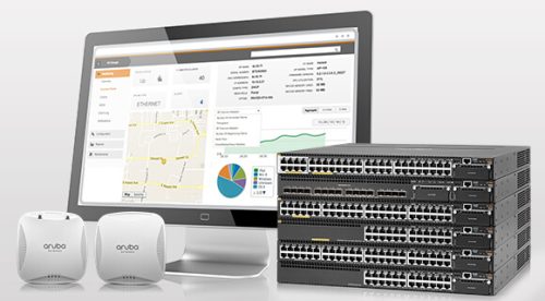 สวิตช์ Aruba 24 พอร์ต